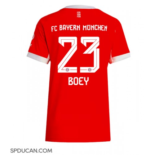 Zenski Nogometni Dres Bayern Munich Sacha Boey #23 Domaci 2025-26 Kratak Rukav